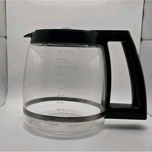 12-Cup Replacement Glass Coffee Carafe for Cuisinart Coffee Maker Models DCC1200